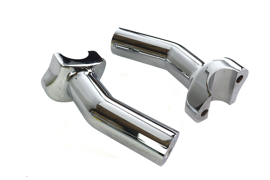MCM #57-6014B - 1 inch Pullback Riser Set Chrome