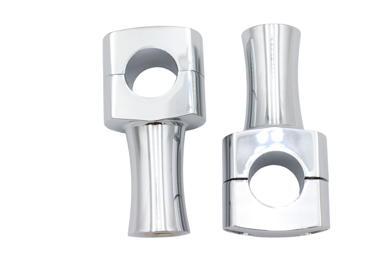 MCM #241010 - Chrome 3 inch Domed Riser