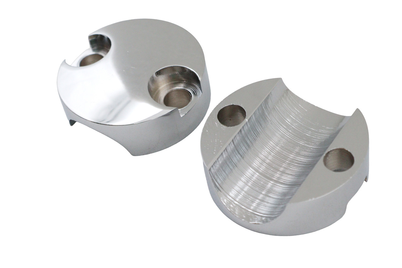 MCM - Chrome Riser Cap Set