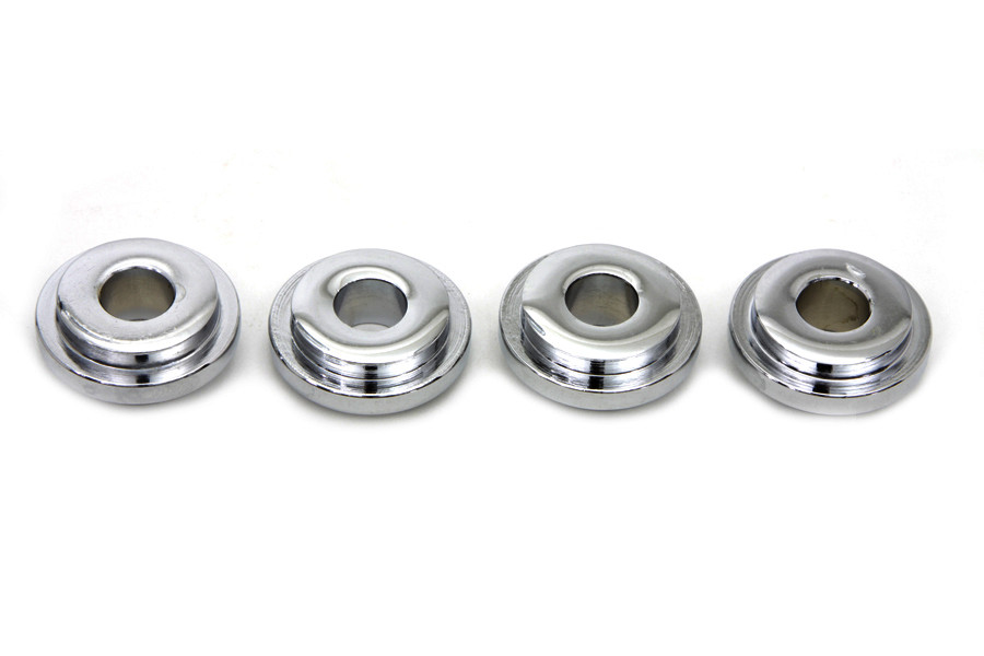 MCM #0403 - Chrome Solid Riser Mount Set