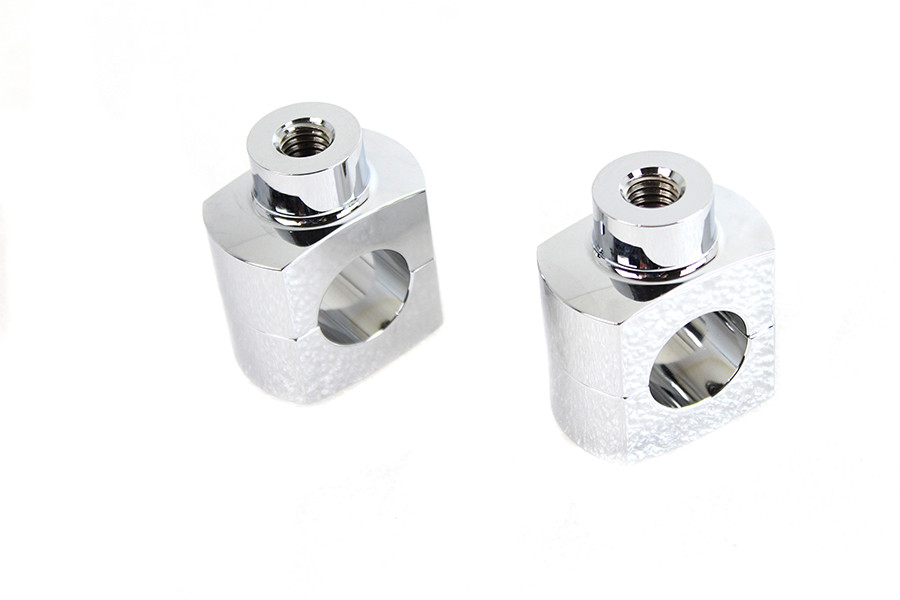 V-Twin #63009 - 1-1/2 inch Short Riser Set Chrome