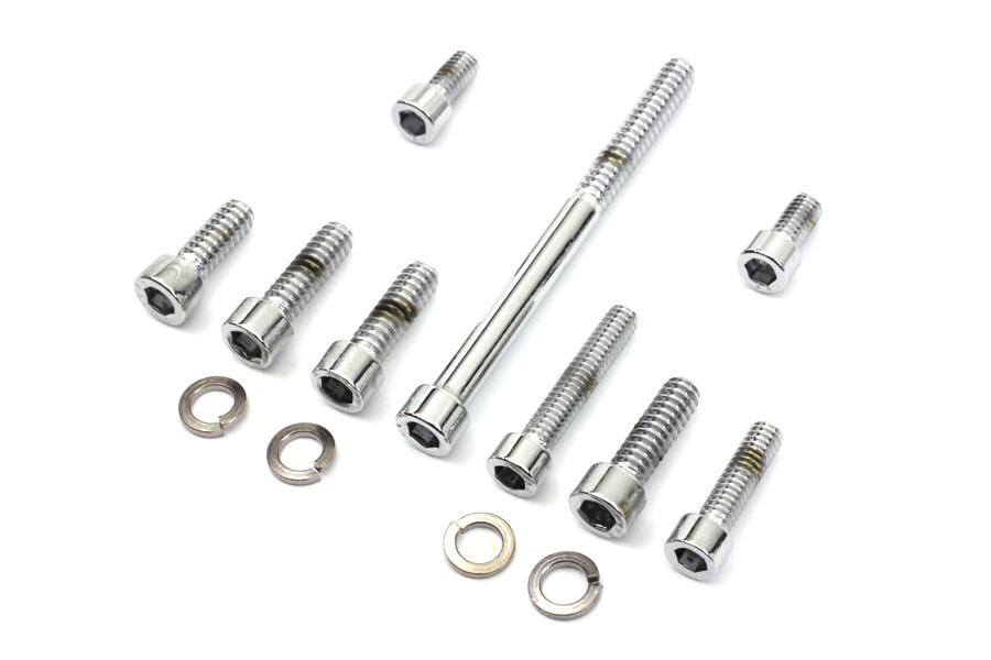Colony - Chrome Carburetor Allen Screw Kit