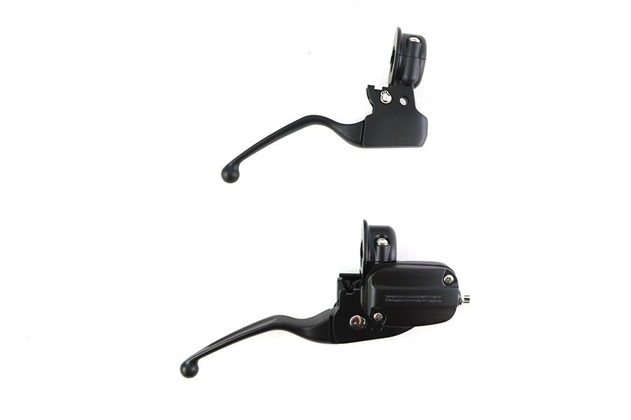 V-Twin #053948 - Clutch Bracket and Master Cylinder Reservoir Kit Black