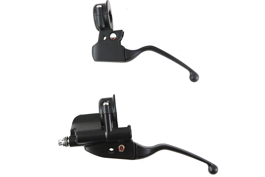 V-Twin #053948 - Clutch Bracket and Master Cylinder Reservoir Kit Black