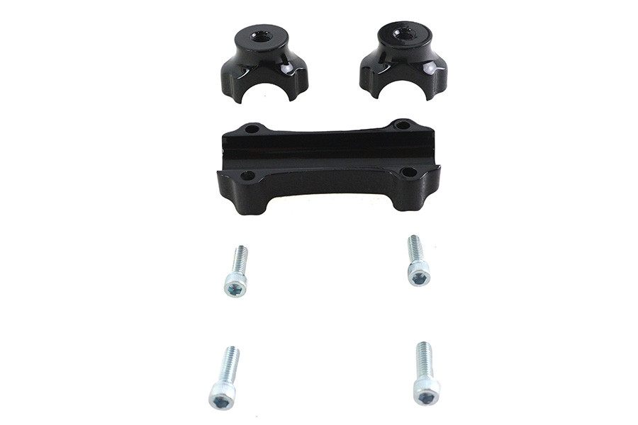 V-Twin #78826B - Fat 1 inch Riser Set Black