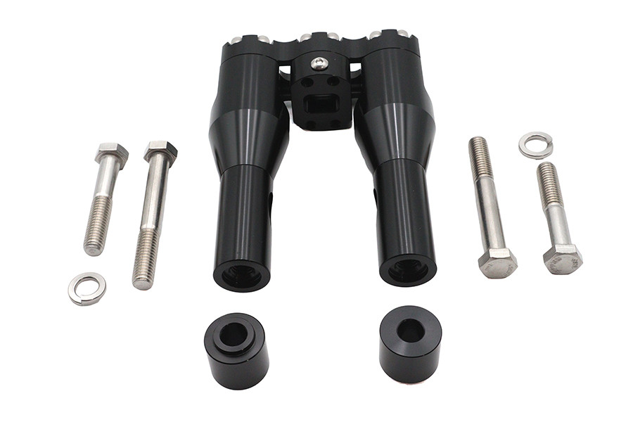 Wyatt Gatling #78969B - Wyatt Gatling 6 inch Baron Style Riser Set Black
