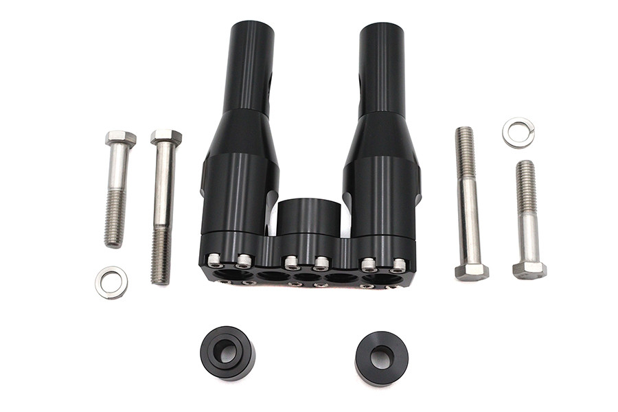 Wyatt Gatling #78969B - Wyatt Gatling 6 inch Baron Style Riser Set Black