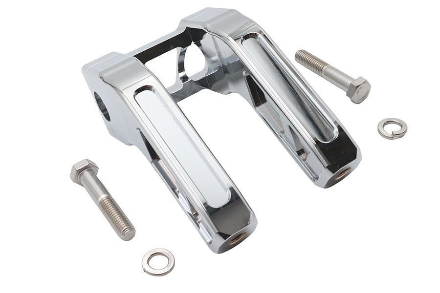 Wyatt Gatling #78968 - Wyatt Gatling 6 inch Pirate Style Riser Set Chrome