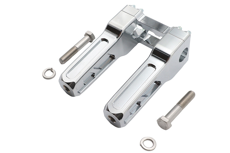 Wyatt Gatling #78970 - Wyatt Gatling 6 inch Pirate Style Riser Set Chrome