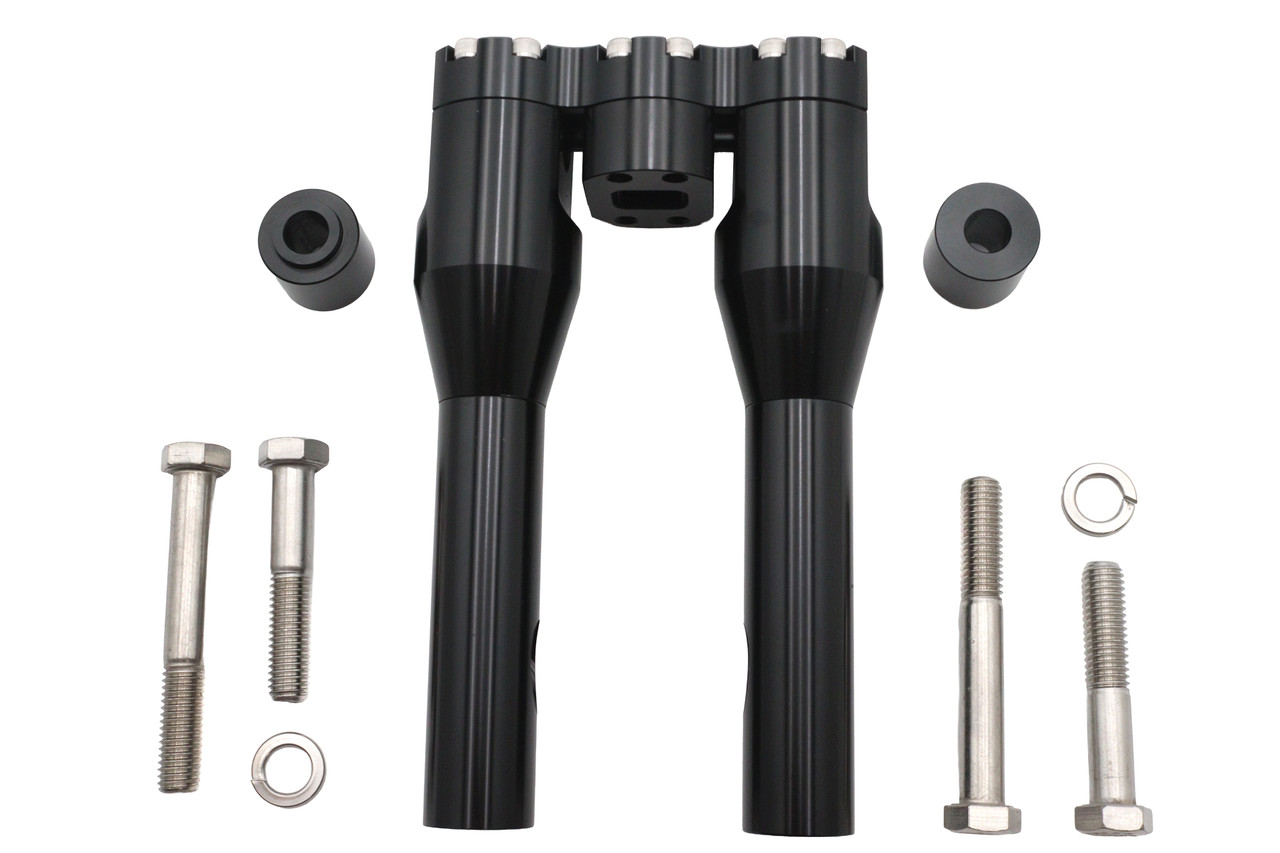 Wyatt Gatling #78969AB - Wyatt Gatling 8 inch Baron Style Riser Set Black
