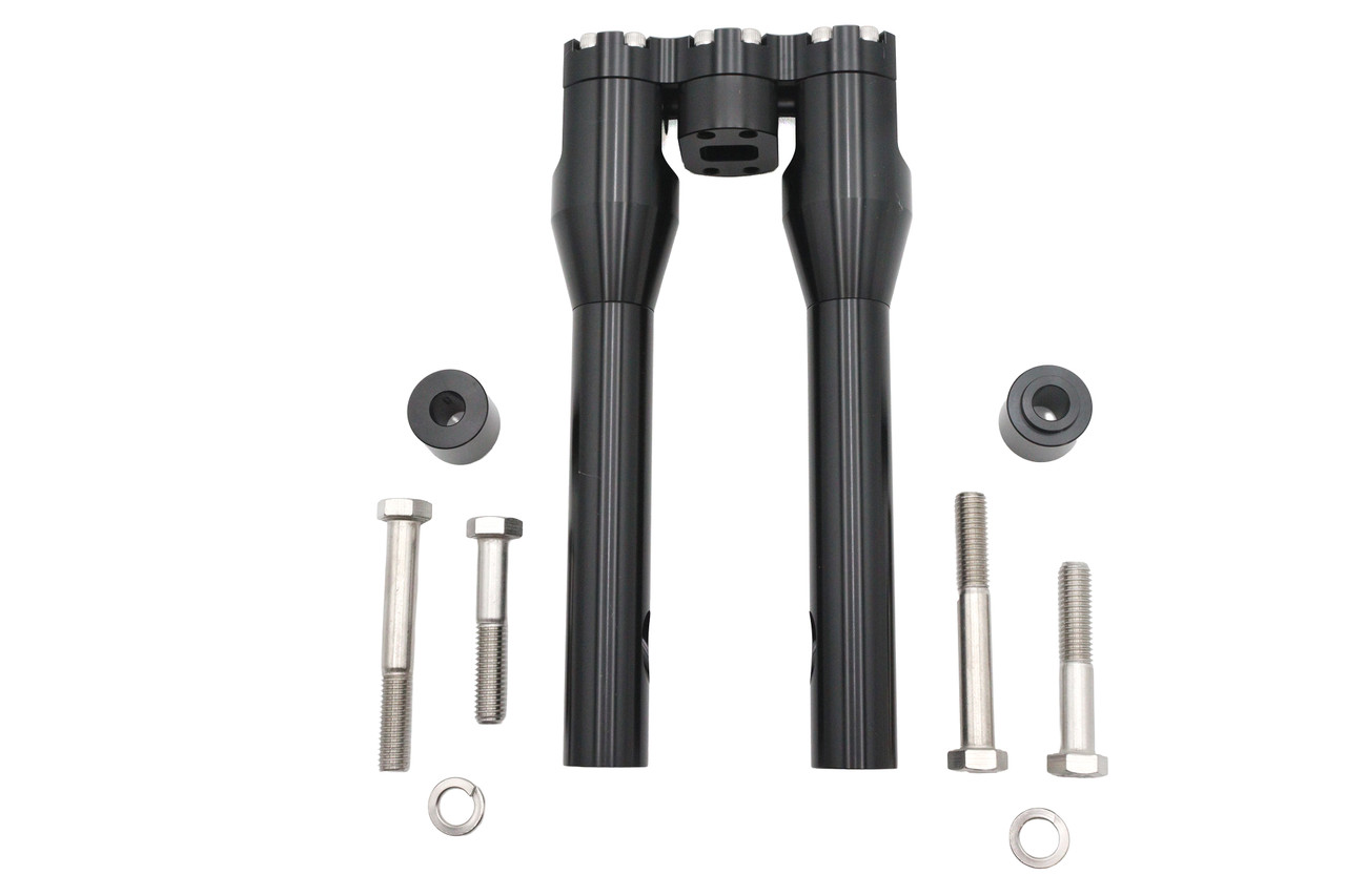 Wyatt Gatling #78969DB - Wyatt Gatling 10 inch Baron Style Riser Set Black