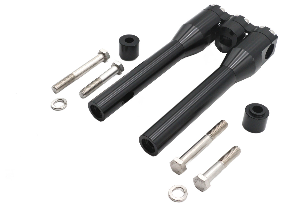Wyatt Gatling #78969DB - Wyatt Gatling 10 inch Baron Style Riser Set Black