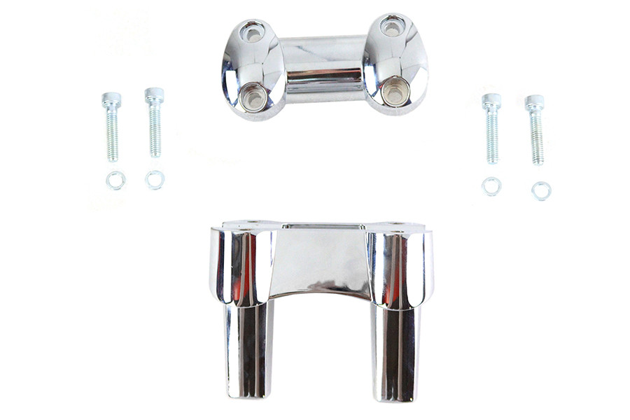V-Twin #78644A - 4.1 inch Fat Riser Kit Chrome