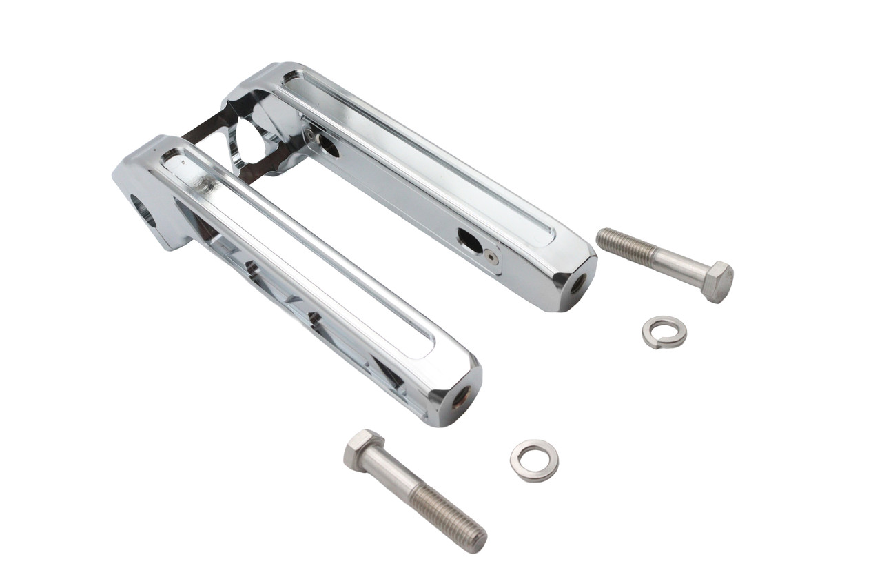 Wyatt Gatling #78968D - Wyatt Gatling 10 inch Pirate Style Riser Set Chrome