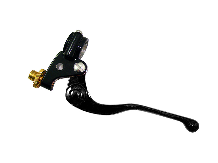 V-Twin #62330LB - Vintage Handlebar Clutch Handle Assembly Black