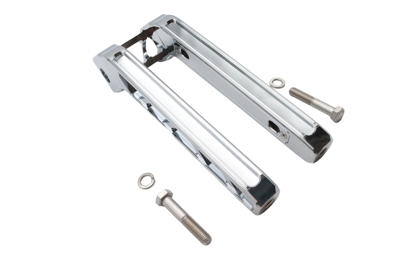 Wyatt Gatling #78968E - Wyatt Gatling 12 inch Pirate Style Riser Set Chrome