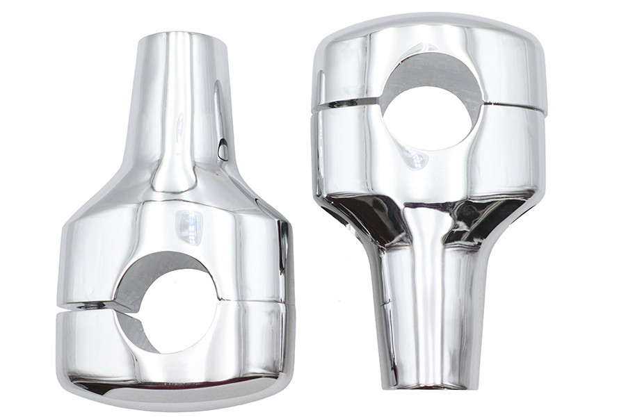 V-Twin - Chrome 3-1/2 inch Short Riser Set
