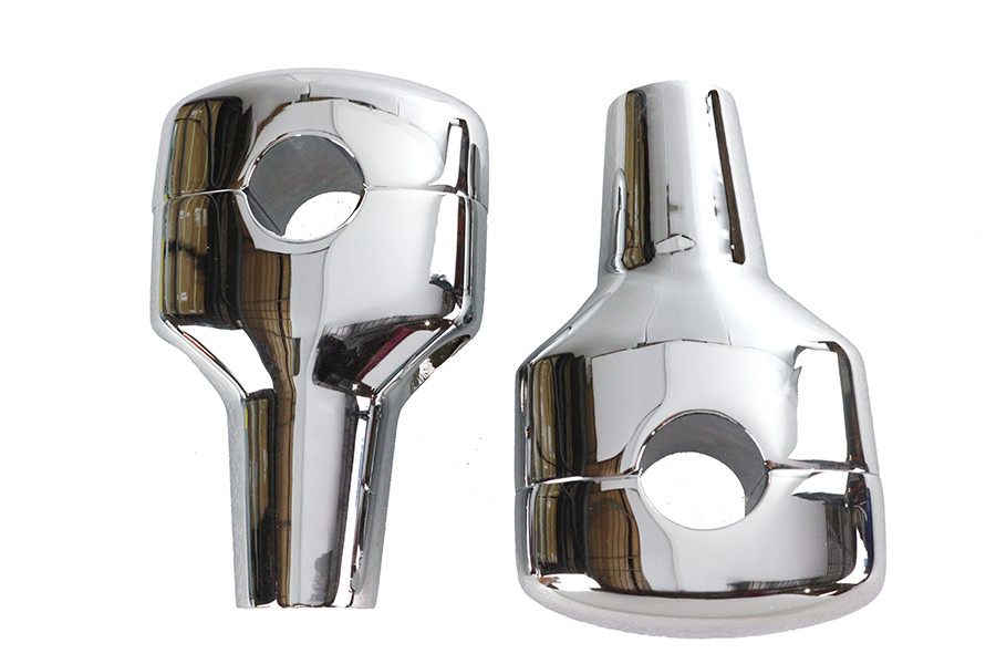 V-Twin - 3-1/2 inch Short Riser Set Chrome
