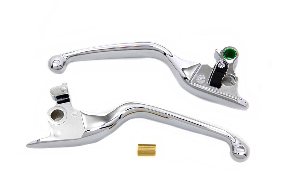 V-Twin #77753 - Handlebar Control Levers Chrome