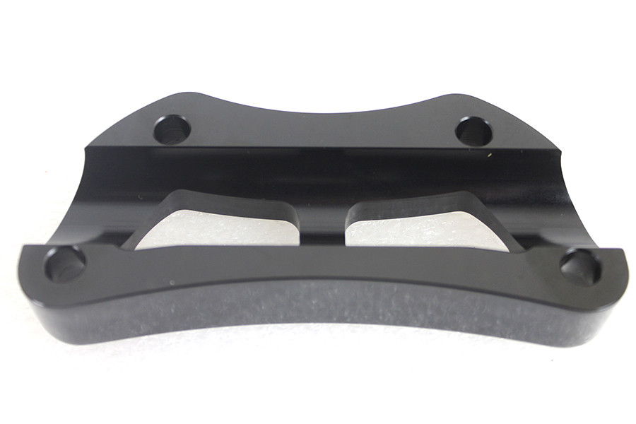 V-Twin #63695B - Cutout Design Riser Top Clamp Black