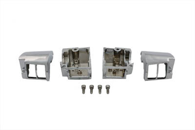 V-Twin - Handlebar Switch Housing Set Chrome