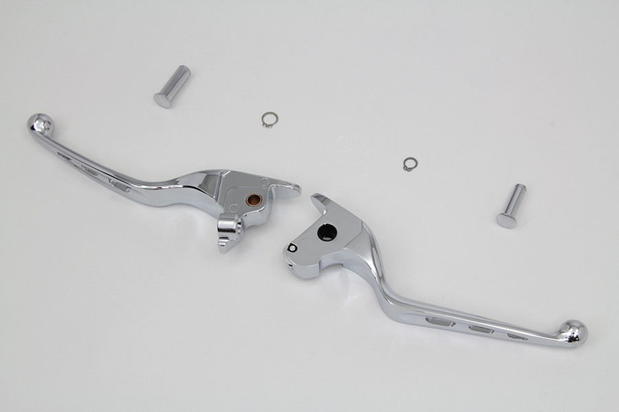MCM #053808 - Chrome Drilled Hand Lever Set