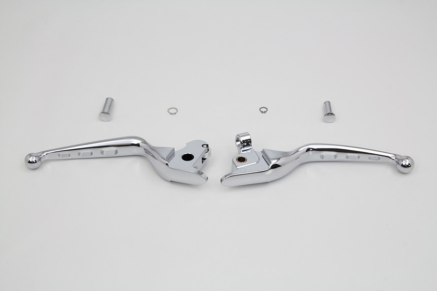 MCM #053808 - Chrome Drilled Hand Lever Set