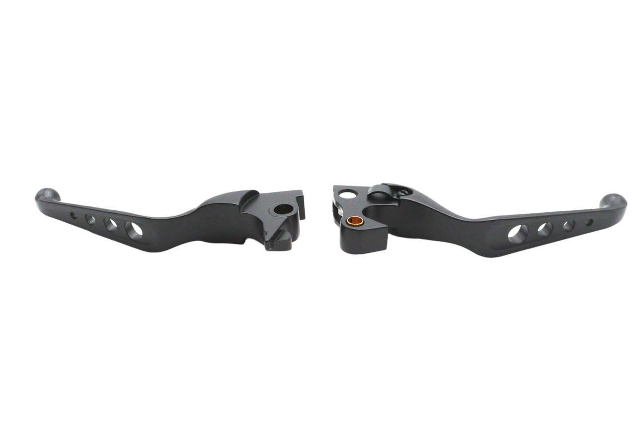 MCM #053549 - Black Drilled Hand Lever Set