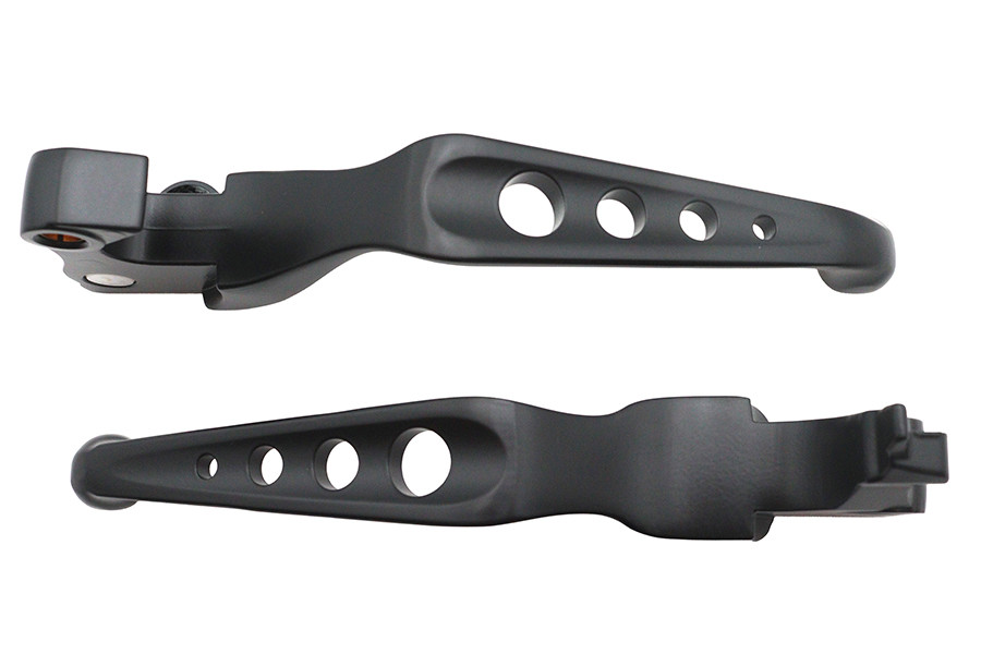 MCM #053549 - Black Drilled Hand Lever Set