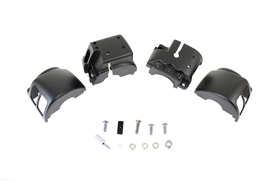 V-Twin #78015B - Handlebar Control Switch Housing Kit Black