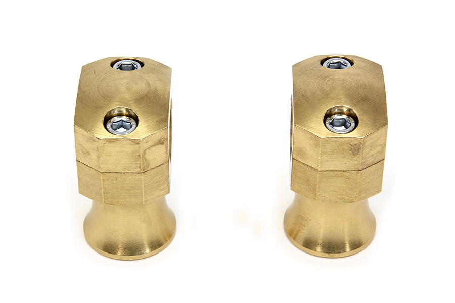 V-Twin - Shorty Style Brass Riser Set