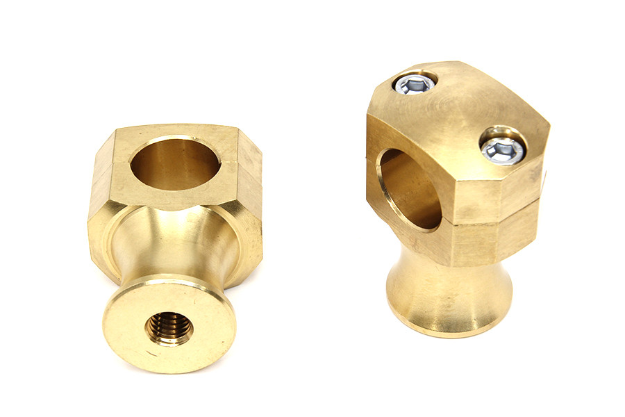 V-Twin - Shorty Style Brass Riser Set