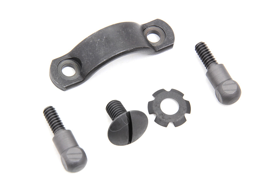 V-Twin - Parkerized Brake Hand Lever Screw Kit