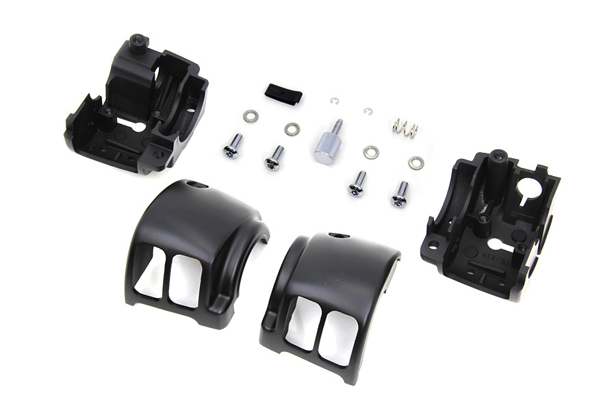 V-Twin #62239B - Handlebar Control Switch Housing Kit Black