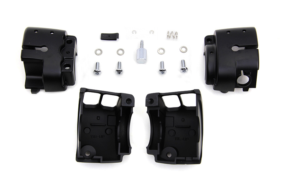 V-Twin #62239B - Handlebar Control Switch Housing Kit Black