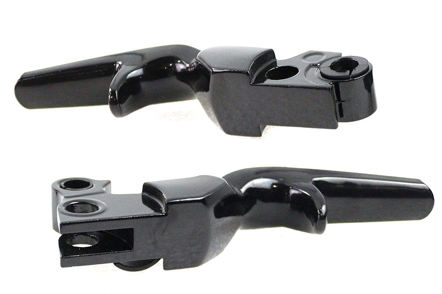 V-Twin #MT241-021ST-BLK - Short Trigger Lever Set Black