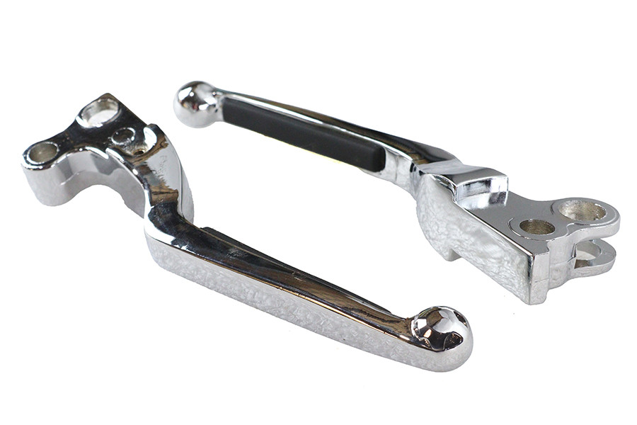 V-Twin - Chrome Softee Style Hand Lever Set