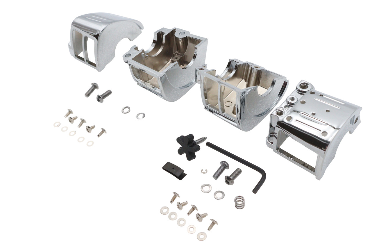 V-Twin #07-0544/5 *40'S - Handlebar Switch Housing Chrome