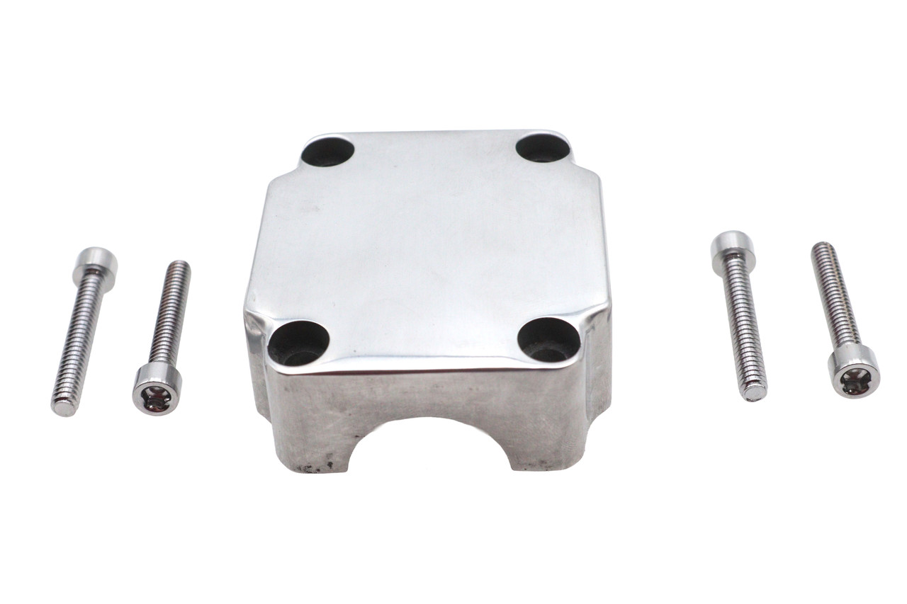 V-Twin #70575 - Handlebar Control Switch Cover Smooth Polished