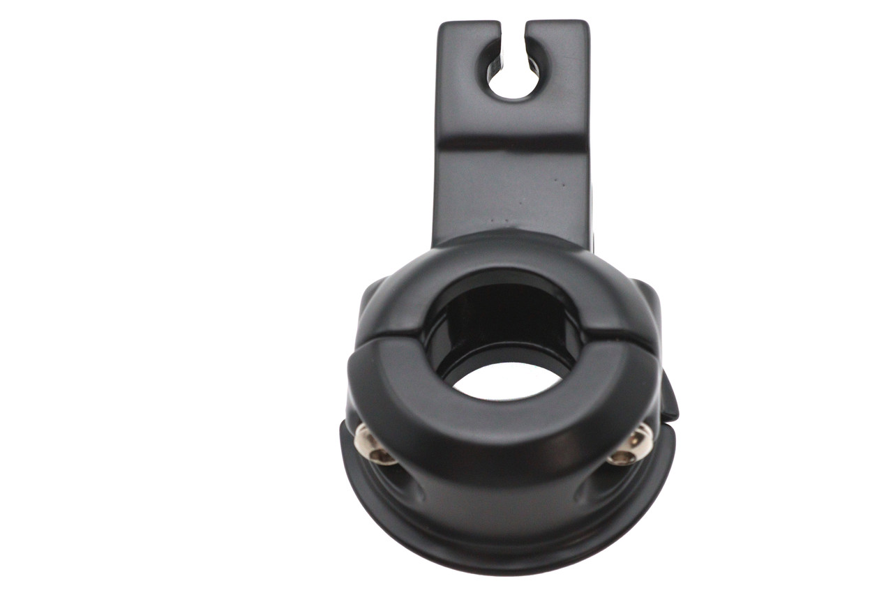 V-Twin #74169B - Hand Lever Bracket with Clamp Black