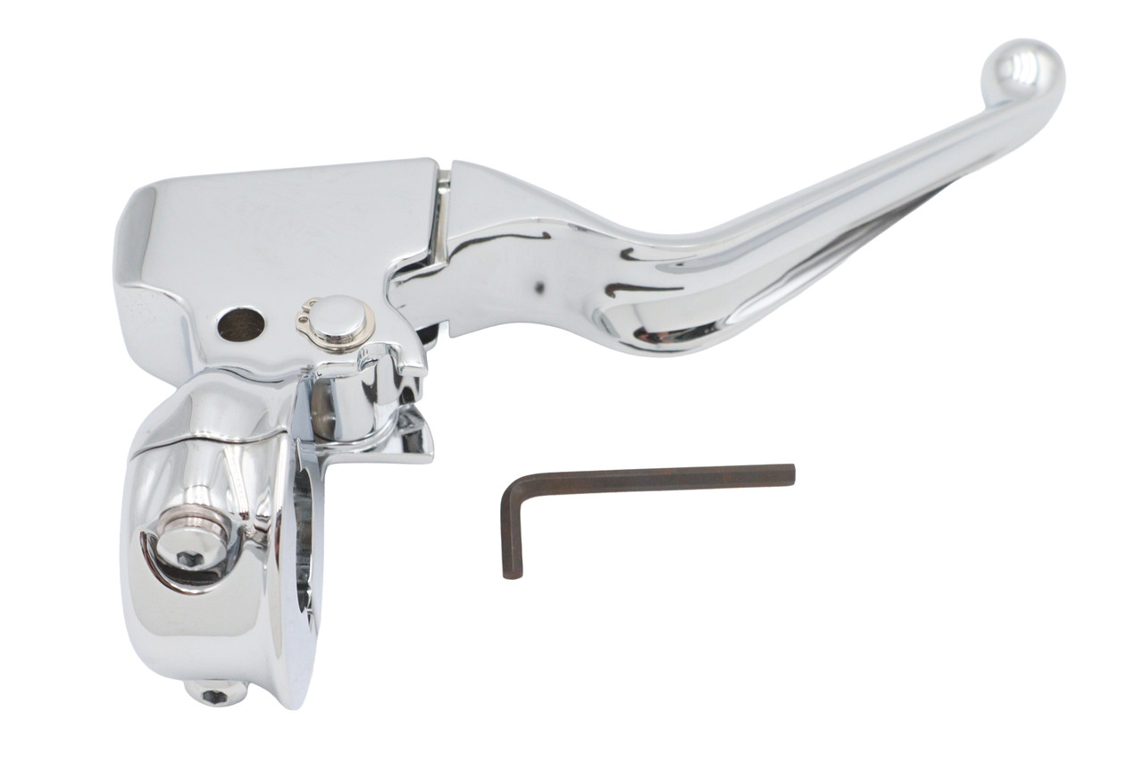 V-Twin #84416 - Chrome Clutch Hand Lever Assembly