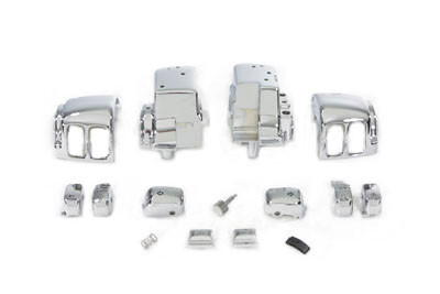 V-Twin - Handlebar Switch Housing Kit Chrome