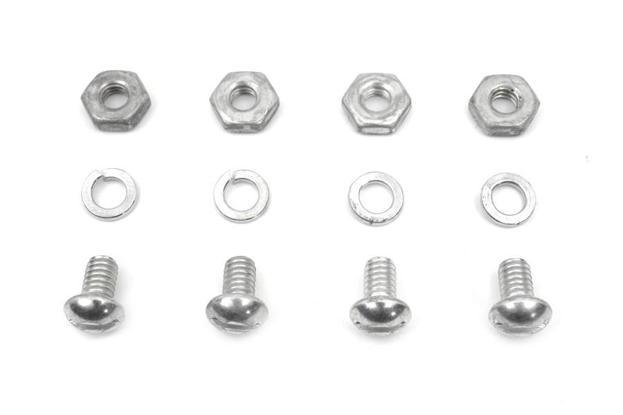 Colony - Cadmium Speedometer Mount Kit Bolt Set
