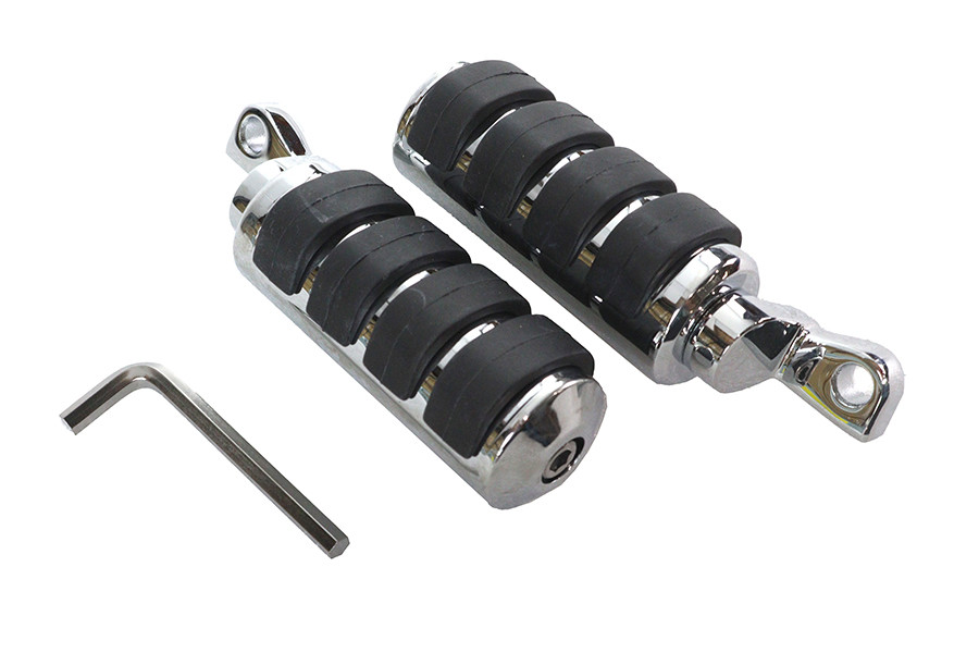 V-Twin - Large Chrome Cats Paw Footpeg Set