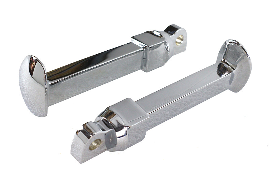 Wyatt Gatling #5100 - Chrome Railroad Style Footpeg Set