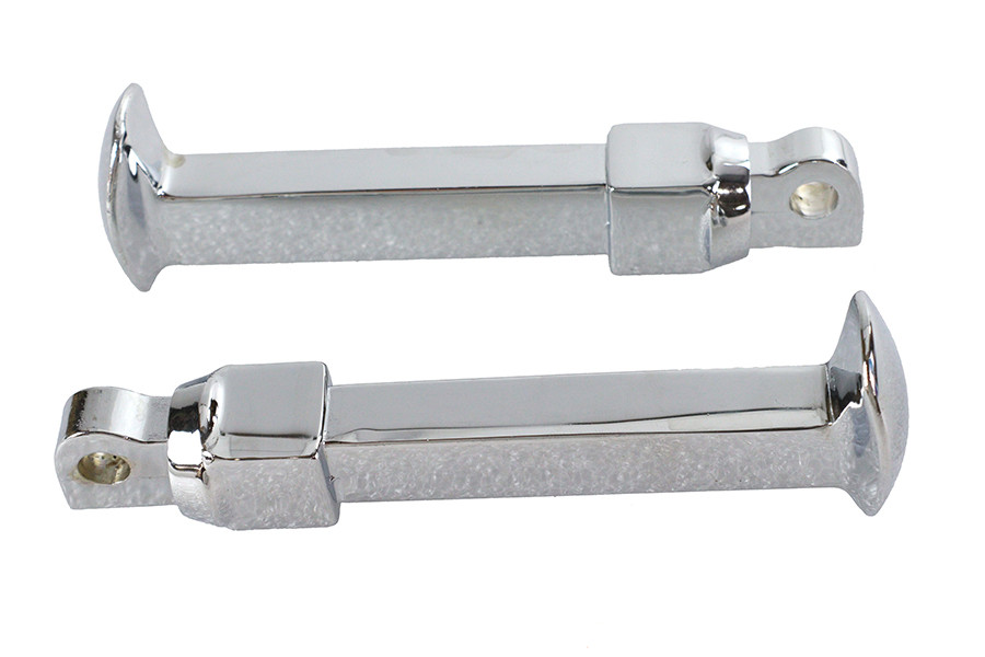 Wyatt Gatling #5100 - Chrome Railroad Style Footpeg Set
