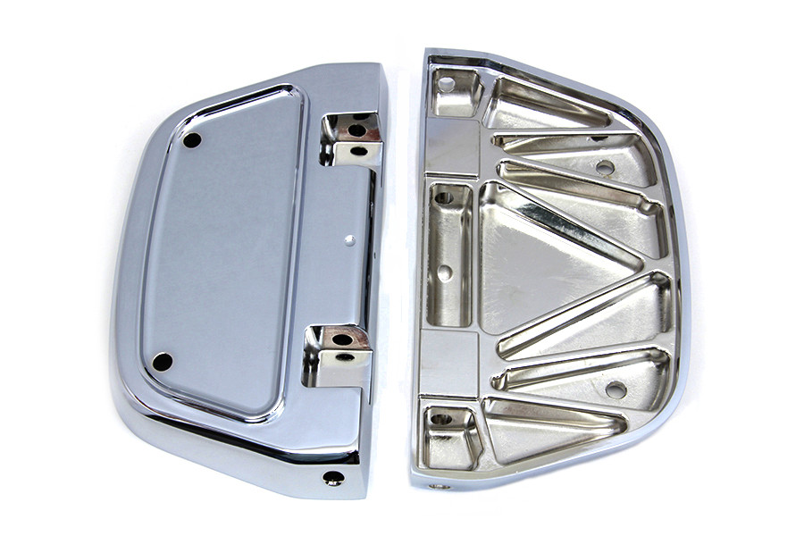 V-Twin - Chrome Passenger Footboard Set