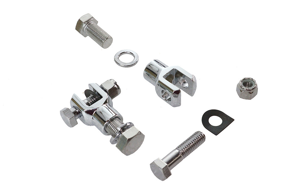 V-Twin #70162D - Footpeg Mount Yoke Set Chrome