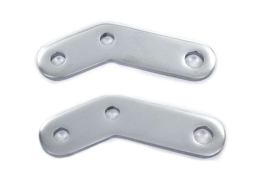 Wyatt Gatling #76519 - Chrome Elevated Footpeg Mount Bracket Set
