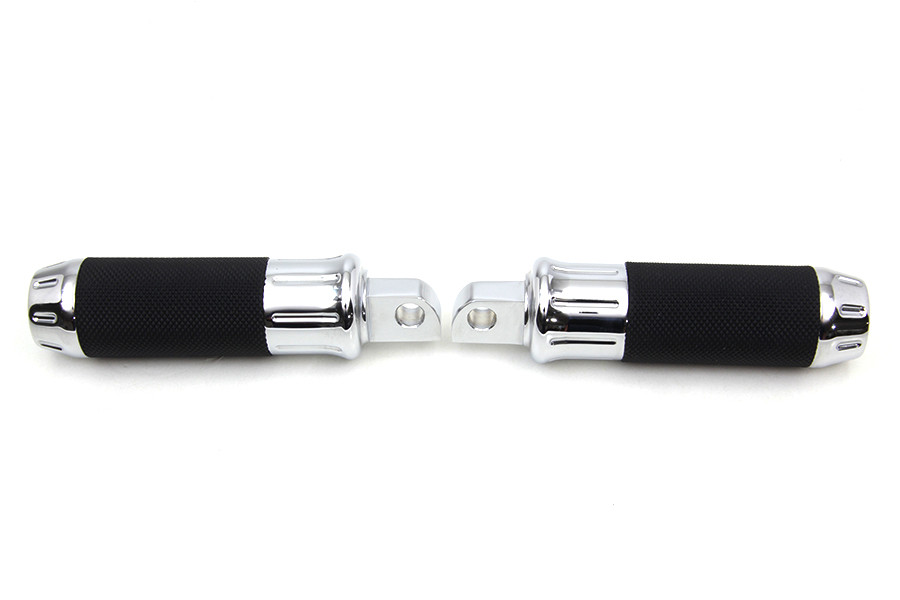 Wyatt Gatling #77789 - Chrome Plain Style Footpeg Set